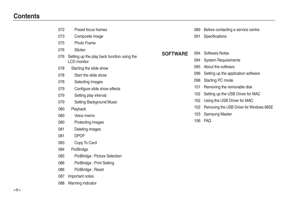 Samsung L730 User Manual | Page 7 / 111