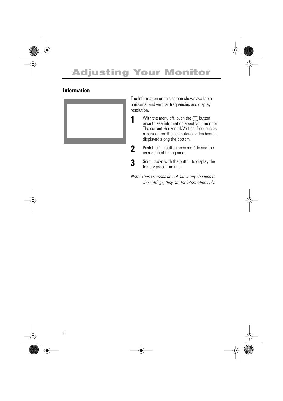 Adjusting your monitor | Samsung AQ17ISBU User Manual | Page 12 / 29