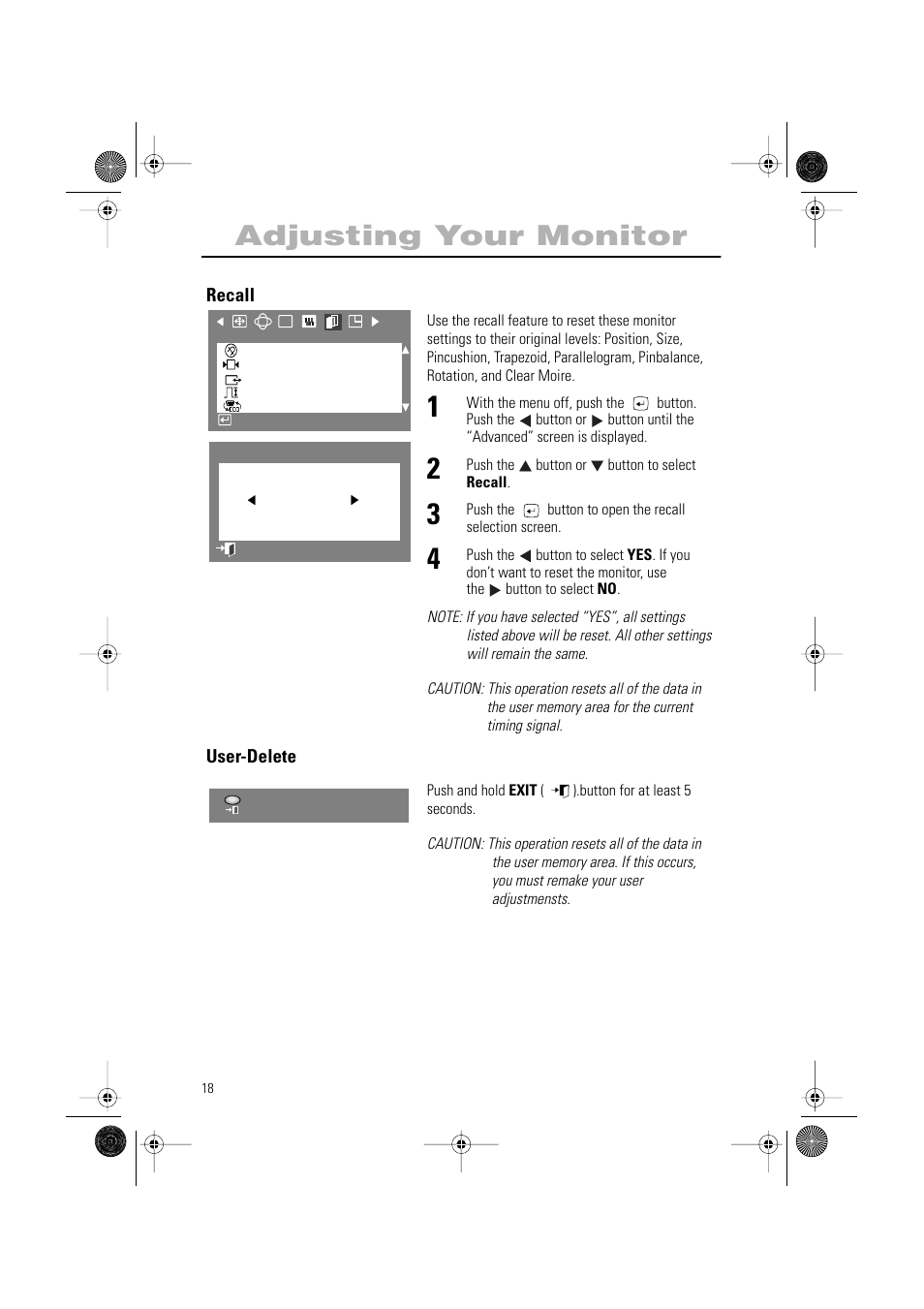 Adjusting your monitor | Samsung AQ17ISBU User Manual | Page 20 / 29