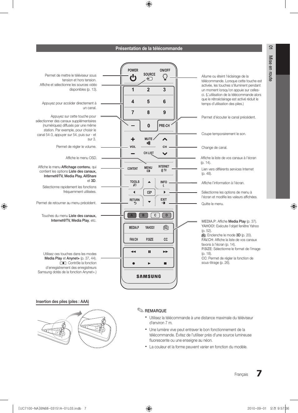 Samsung UN46C7100WFXZA User Manual | Page 141 / 201