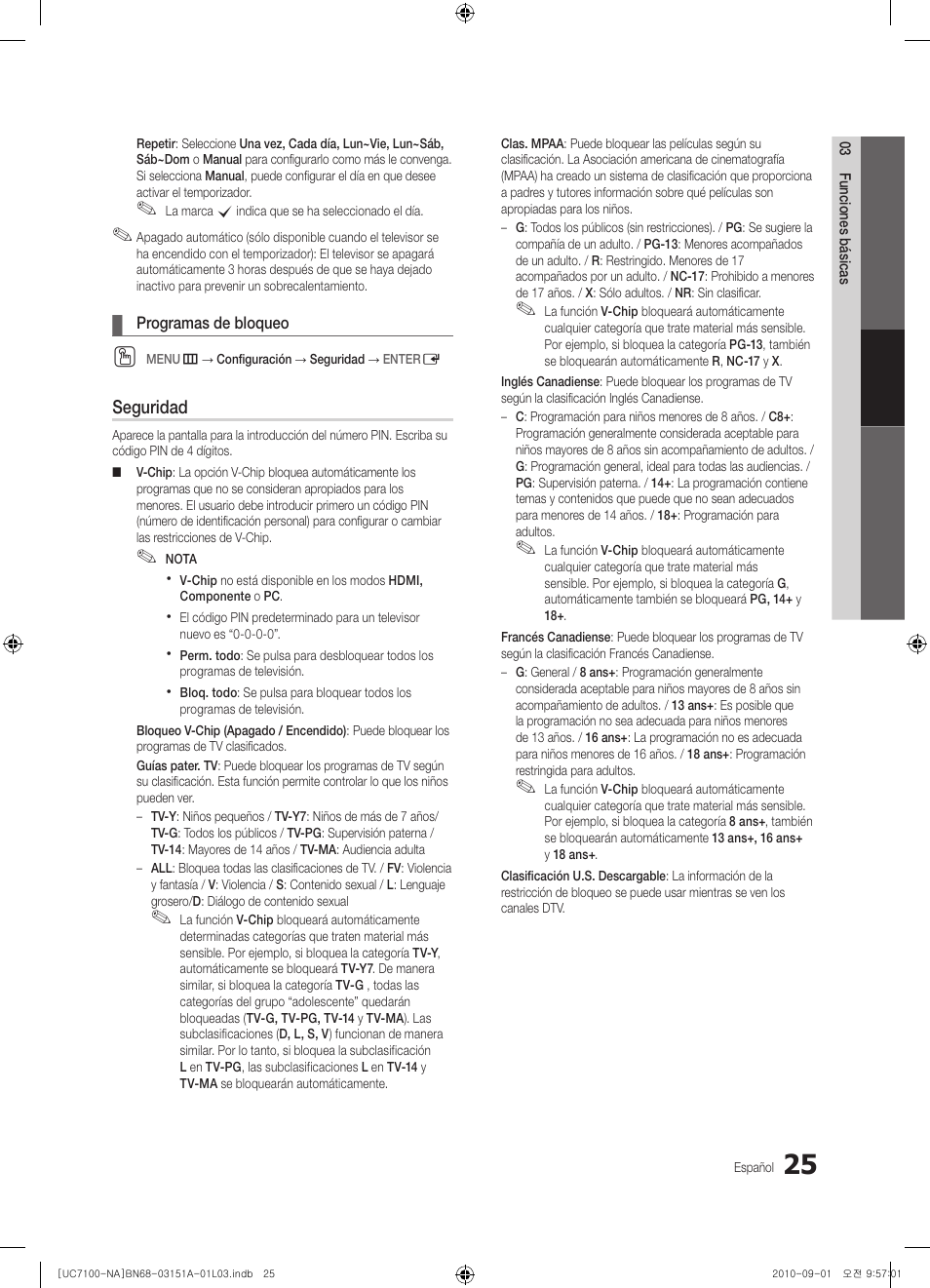 Samsung UN46C7100WFXZA User Manual | Page 92 / 201