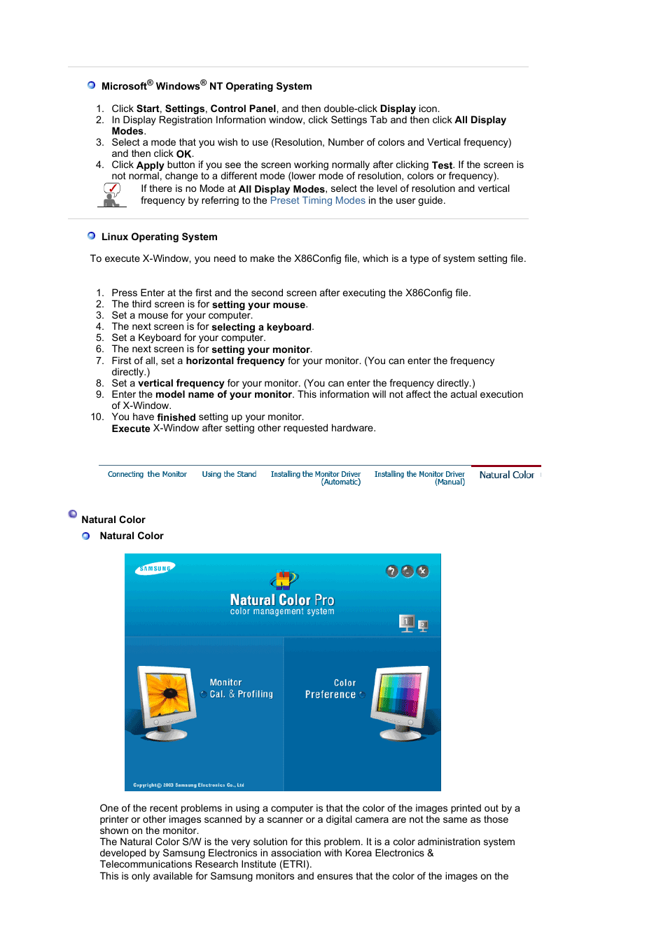 Syncmaster 940t | Samsung LS19HATBB2-XAA User Manual | Page 26 / 87