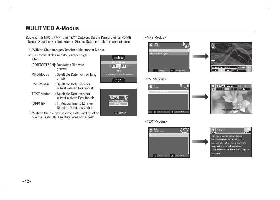 Mulitmedia-modus | Samsung I80 User Manual | Page 33 / 142