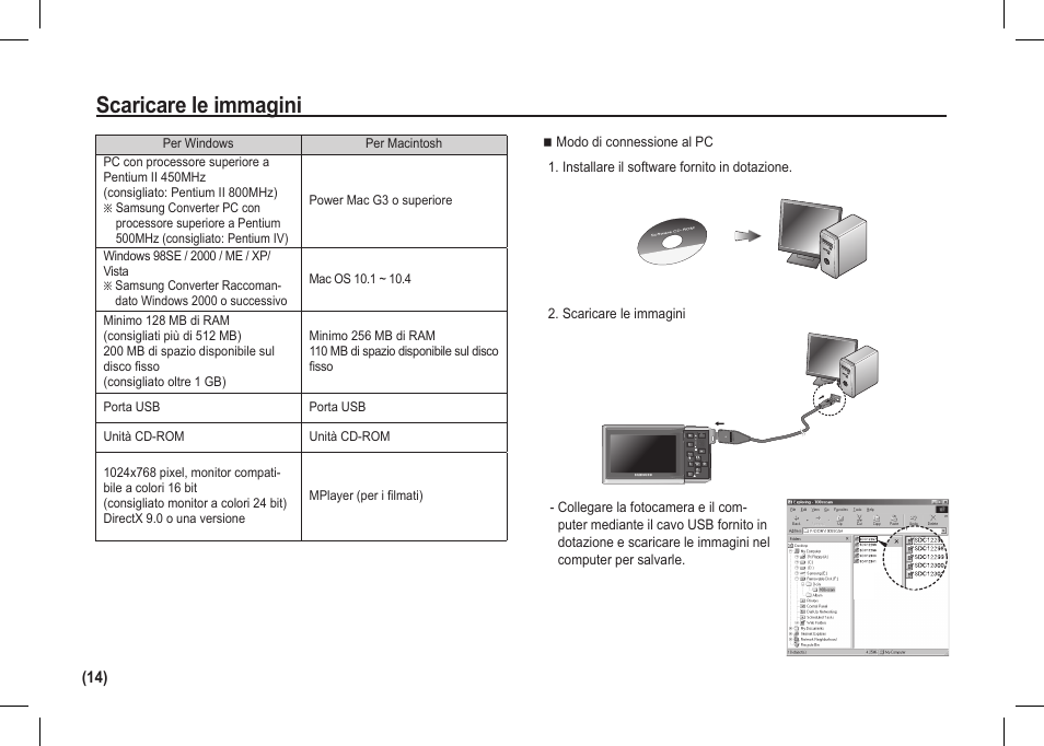 Scaricare le immagini | Samsung I80 User Manual | Page 95 / 142