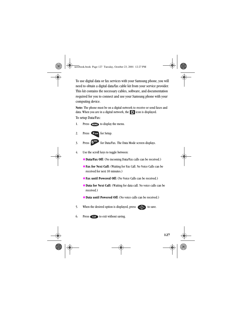 Samsung SEET300AQK-XAR User Manual | Page 127 / 174