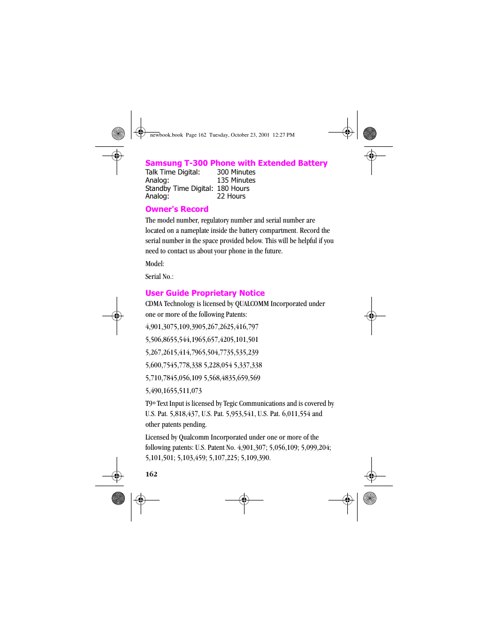 Samsung SEET300AQK-XAR User Manual | Page 162 / 174