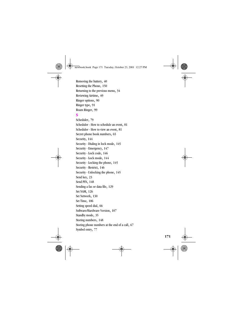 Samsung SEET300AQK-XAR User Manual | Page 171 / 174