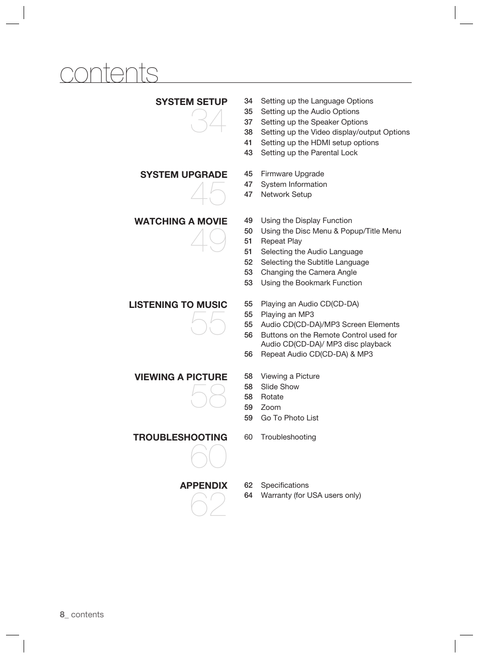 Samsung BD-P1400-XAA User Manual | Page 9 / 67