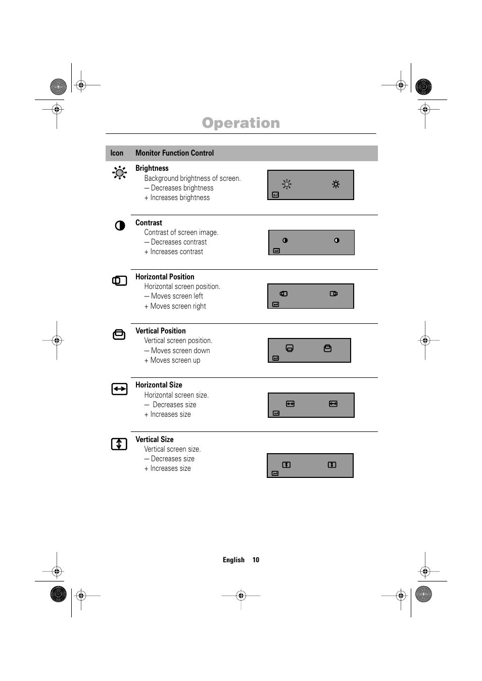 Operation | Samsung TP17LS7LSO-XBM User Manual | Page 12 / 21