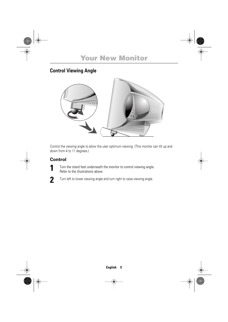 Your new monitor | Samsung TP17LS7LSO-XBM User Manual | Page 7 / 21