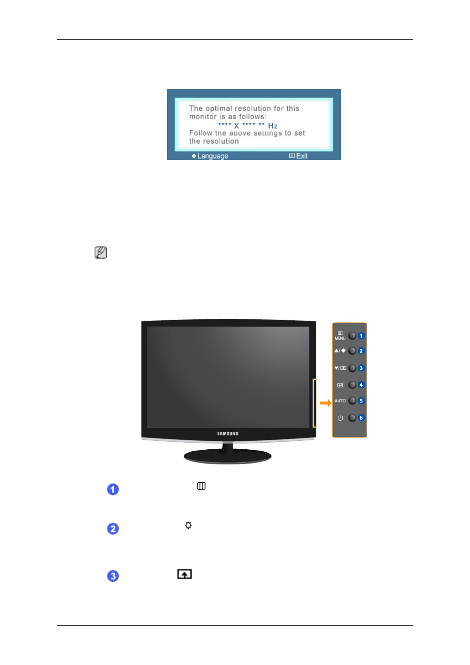Your monitor, Initial settings, Front | Samsung LS19CMKKFV-XA User Manual | Page 11 / 61