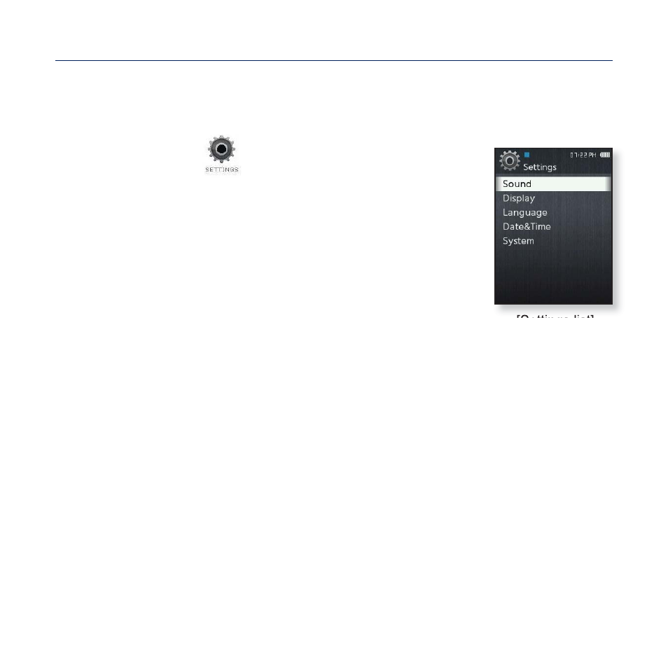 Changing the settings and preferences | Samsung YP-Q2JCB-XAA User Manual | Page 21 / 106