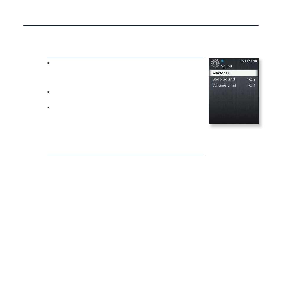 Changing the settings and preferences (continued) | Samsung YP-Q2JCB-XAA User Manual | Page 22 / 106