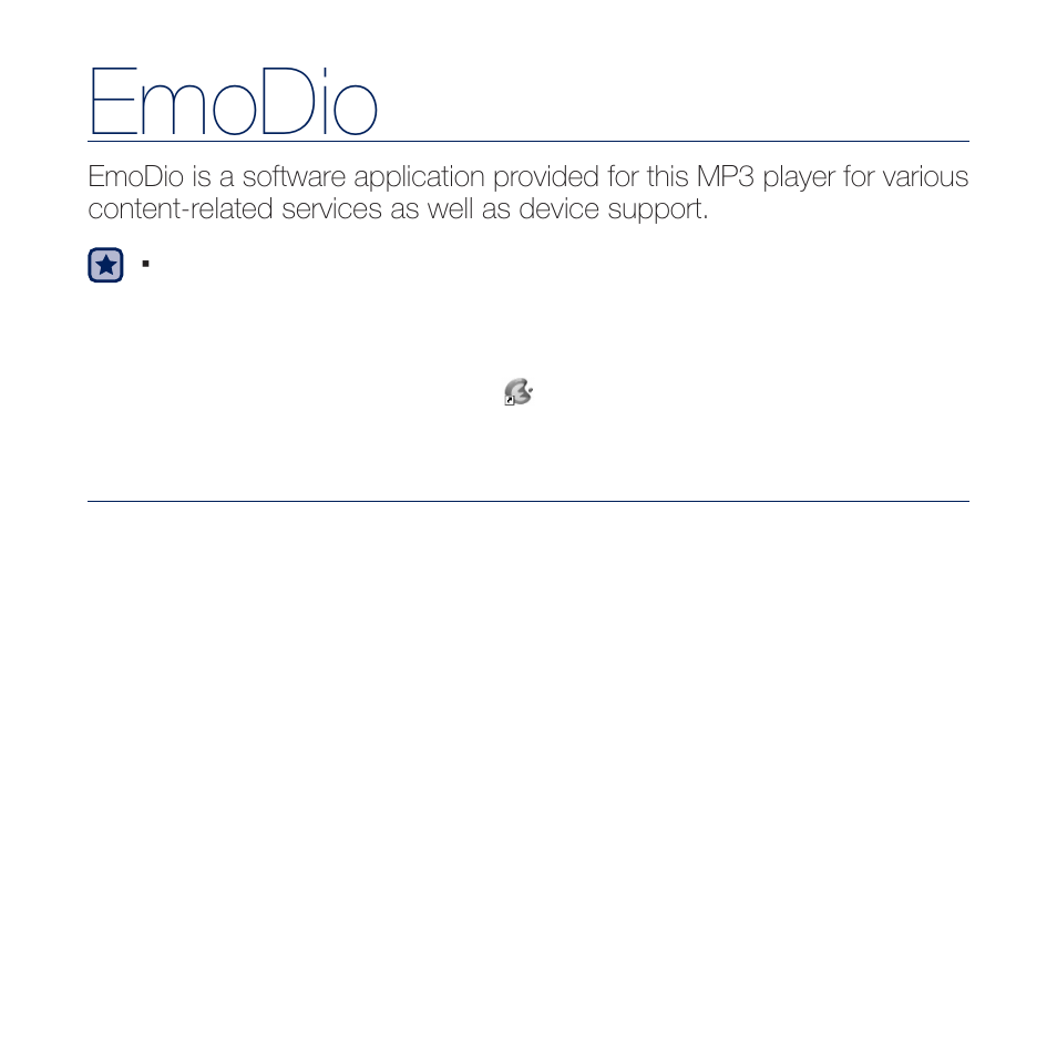 Emodio, Pc requirements | Samsung YP-Q2JCB-XAA User Manual | Page 32 / 106