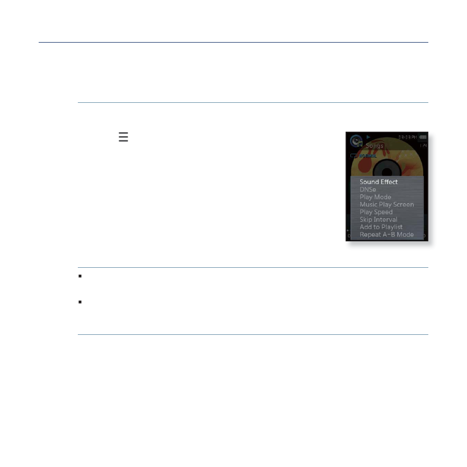 Using the music menu | Samsung YP-Q2JCB-XAA User Manual | Page 43 / 106