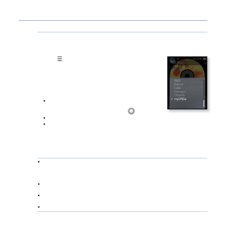 Using the music menu (continued) | Samsung YP-Q2JCB-XAA User Manual | Page 45 / 106