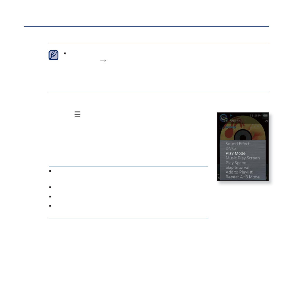 Using the music menu (continued) | Samsung YP-Q2JCB-XAA User Manual | Page 46 / 106
