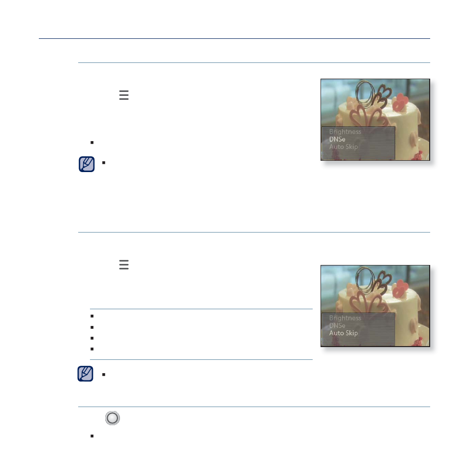 Using the video menu (continued) | Samsung YP-Q2JCB-XAA User Manual | Page 55 / 106