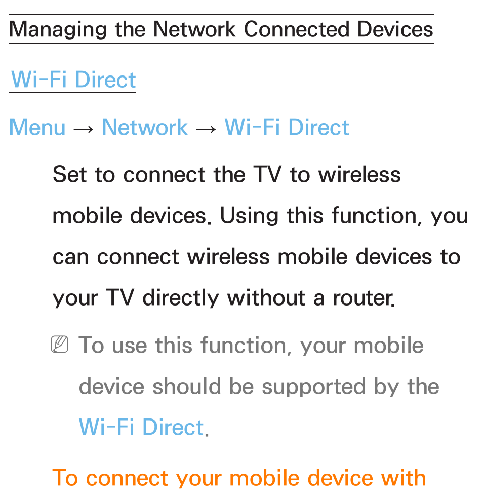 Managing, The network connected devices | Samsung PN51E6500EFXZA User Manual | Page 158 / 673