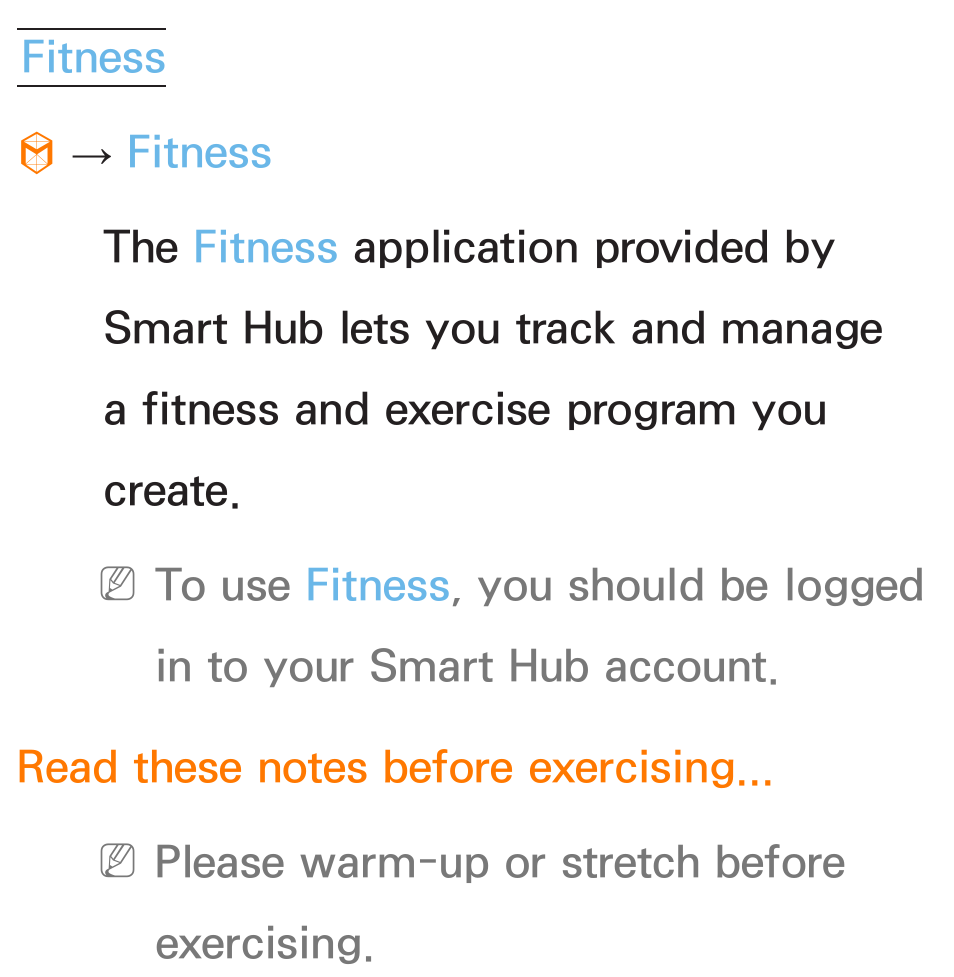 Fitness | Samsung PN51E6500EFXZA User Manual | Page 427 / 673