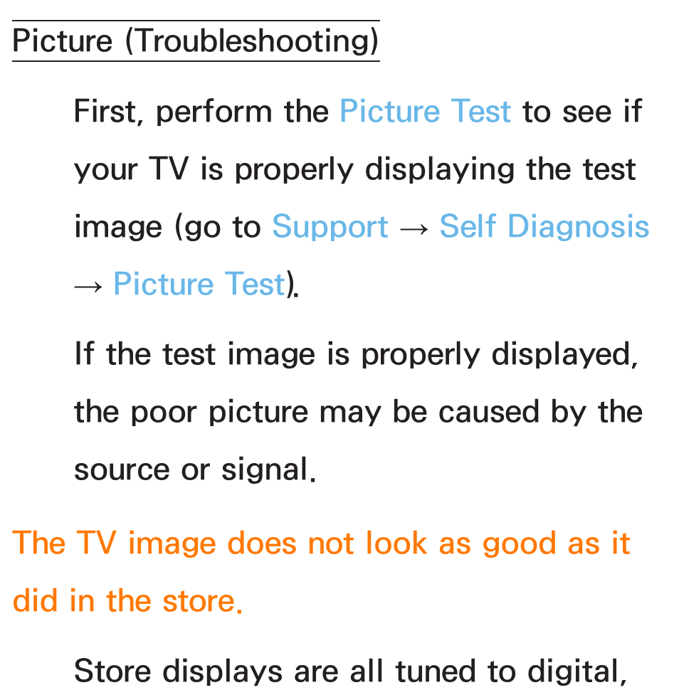 Picture (troubleshooting) | Samsung PN51E6500EFXZA User Manual | Page 613 / 673