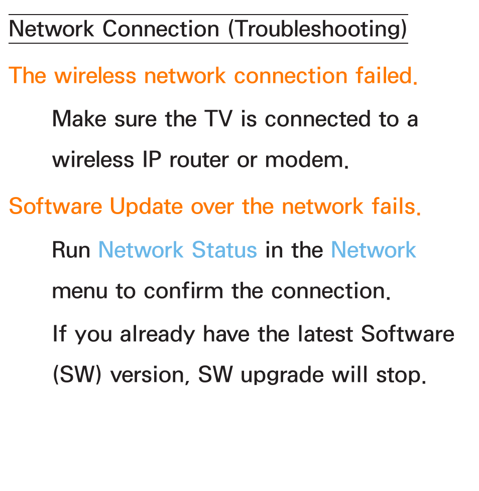 Network connection (troubleshooting) | Samsung PN51E6500EFXZA User Manual | Page 628 / 673