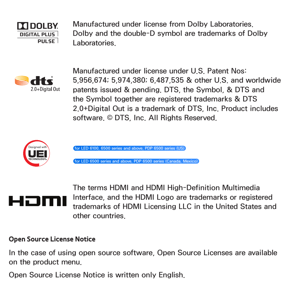 Samsung PN51E6500EFXZA User Manual | Page 673 / 673