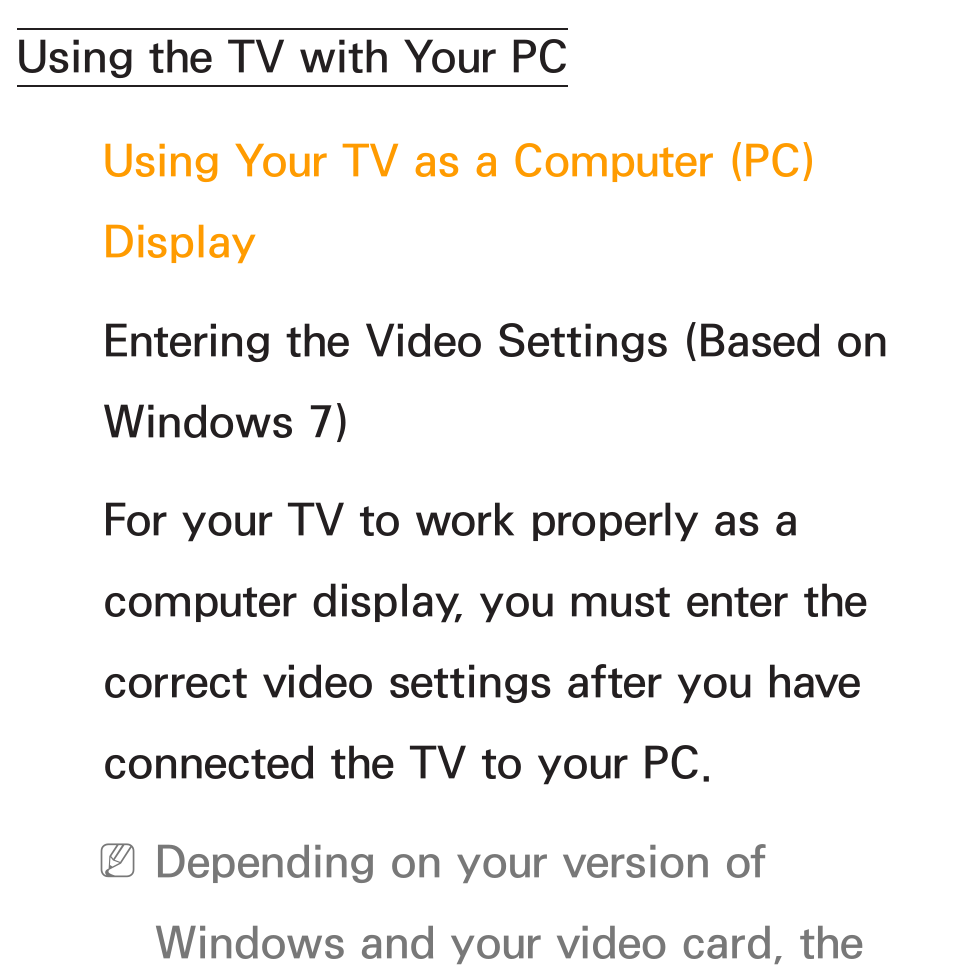 Using the tv with your pc | Samsung PN51E6500EFXZA User Manual | Page 90 / 673