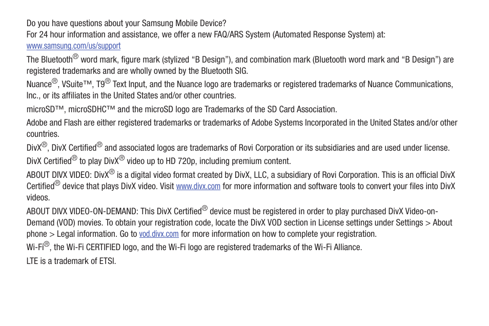 Samsung SCH-R530RWBMTR User Manual | Page 5 / 213