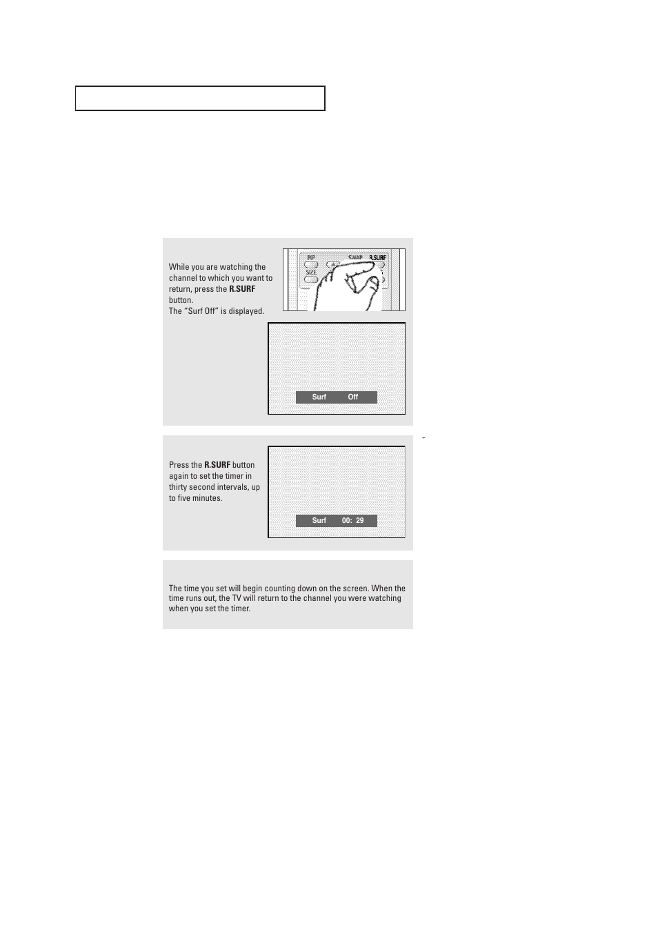 Using the r.surf feature | Samsung CL29T21FQ2XXAP User Manual | Page 45 / 61