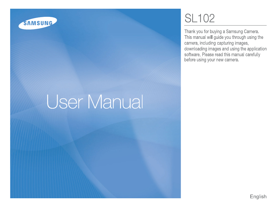 Samsung EC-SL102BBP-US User Manual | 98 pages