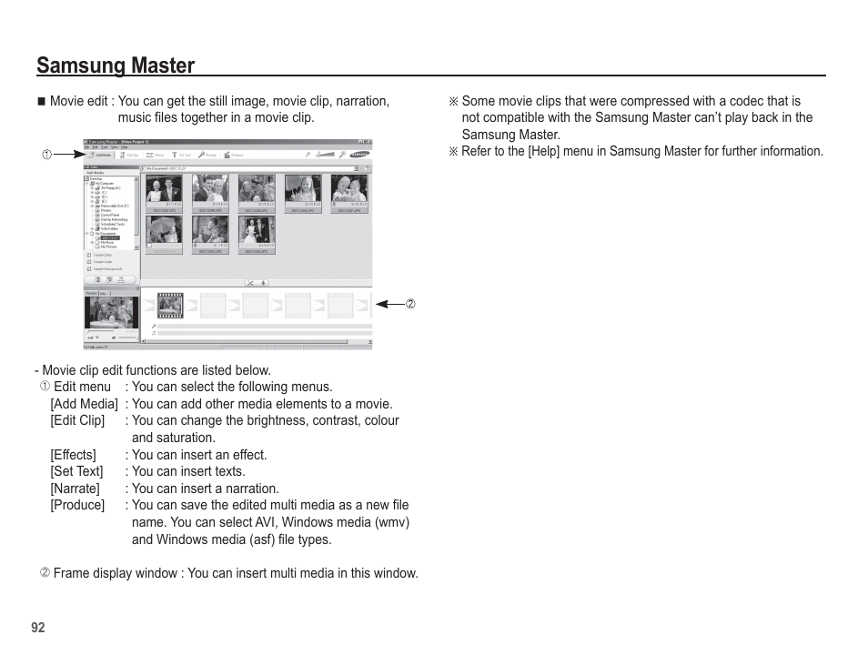 Samsung master | Samsung EC-SL102BBP-US User Manual | Page 93 / 98