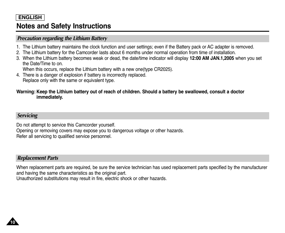 Samsung SC-D353-XAP User Manual | Page 14 / 128