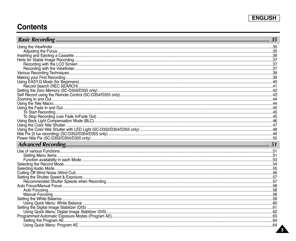 Samsung SC-D353-XAP User Manual | Page 7 / 128
