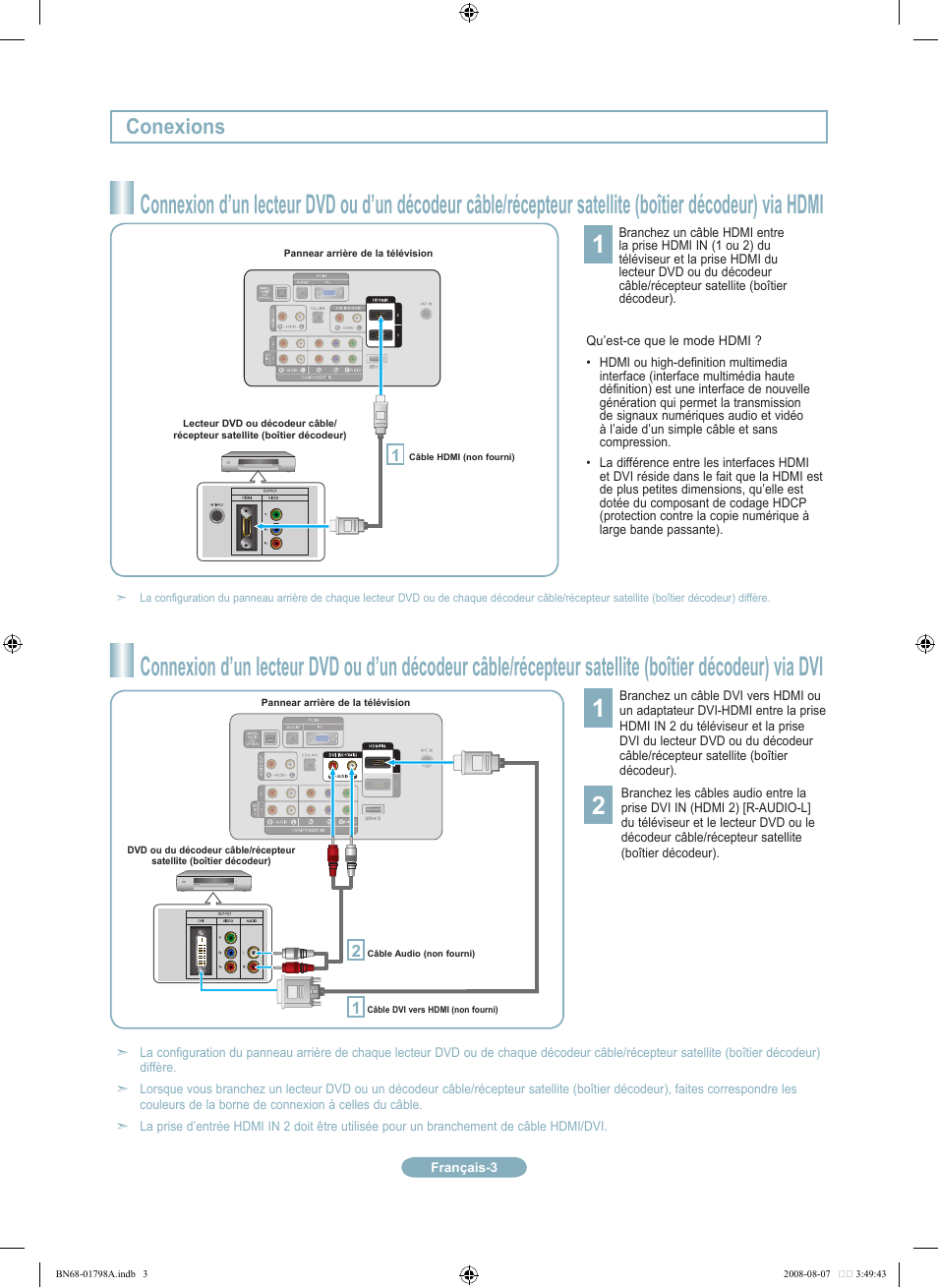 Conexions | Samsung LN32A300J1DXZA User Manual | Page 15 / 37