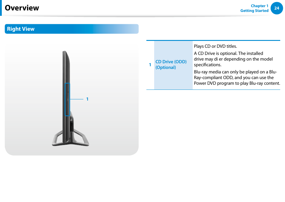 Overview | Samsung DP700A3D-K02US User Manual | Page 25 / 136