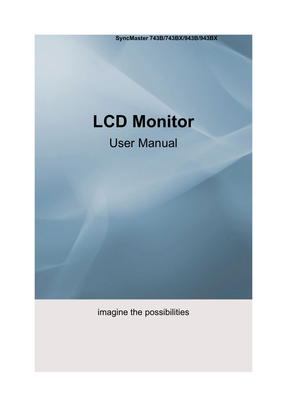 Samsung LS19MYBRB7-XAC User Manual | 76 pages