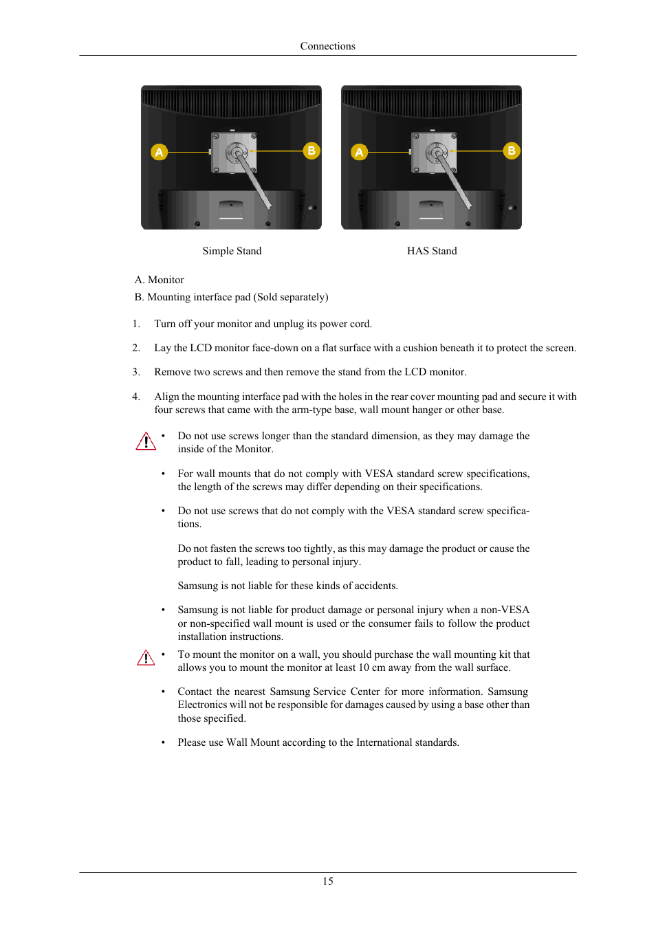 Samsung LS19MYBRB7-XAC User Manual | Page 16 / 76