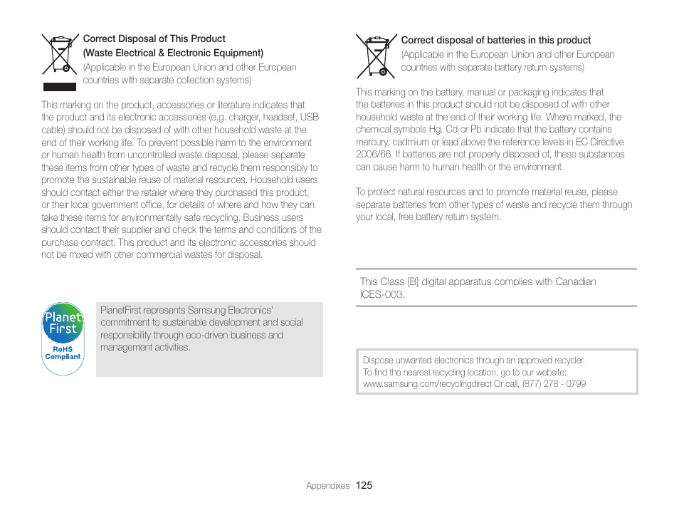 Samsung EC-ST76ZZBPRUS User Manual | Page 126 / 132