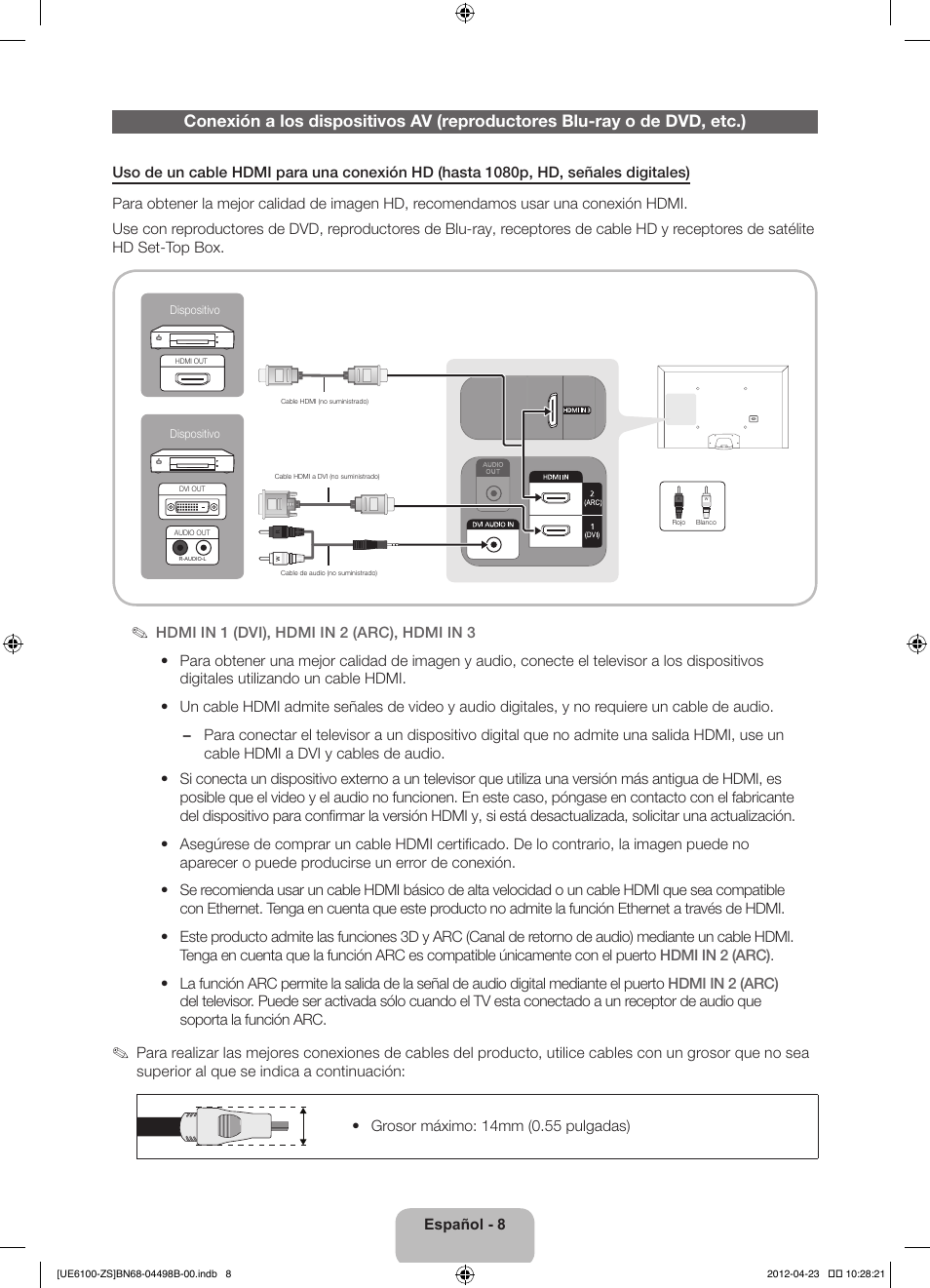Samsung UN46ES6100GXZE User Manual | Page 42 / 69