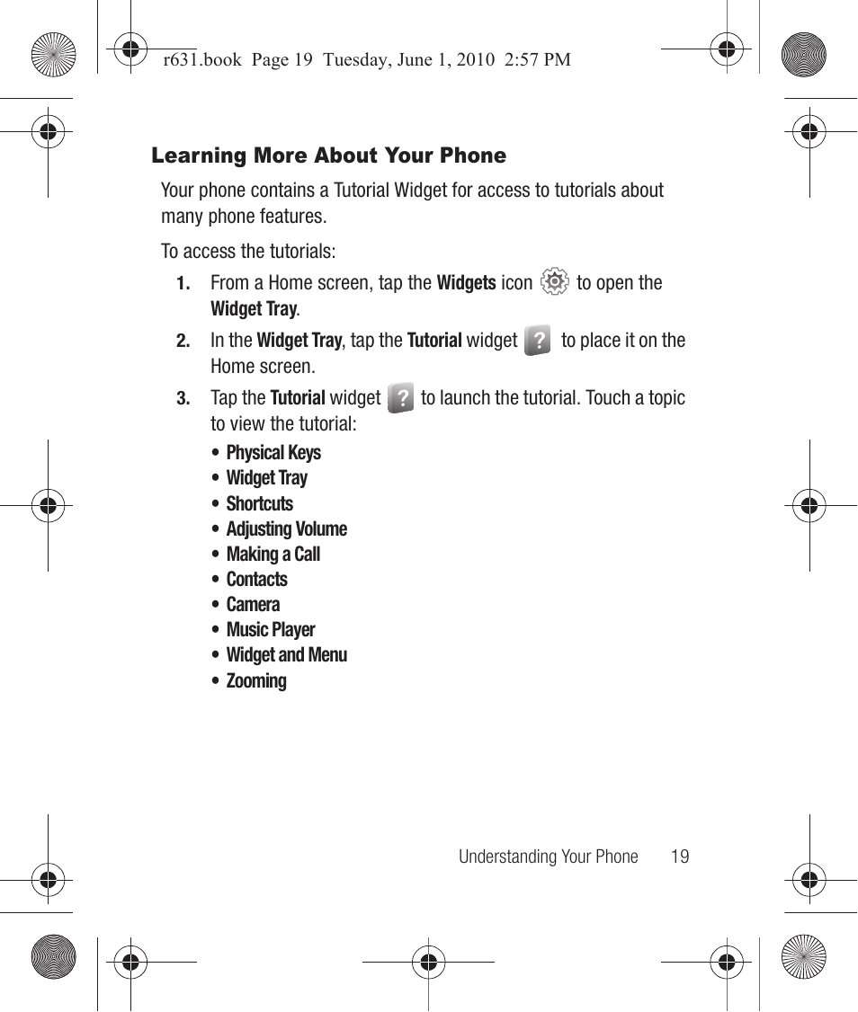 Learning more about your phone | Samsung SCH-R631LBAXAR User Manual | Page 23 / 165