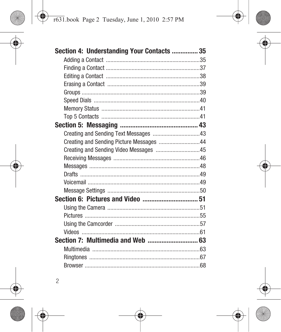 Samsung SCH-R631LBAXAR User Manual | Page 6 / 165