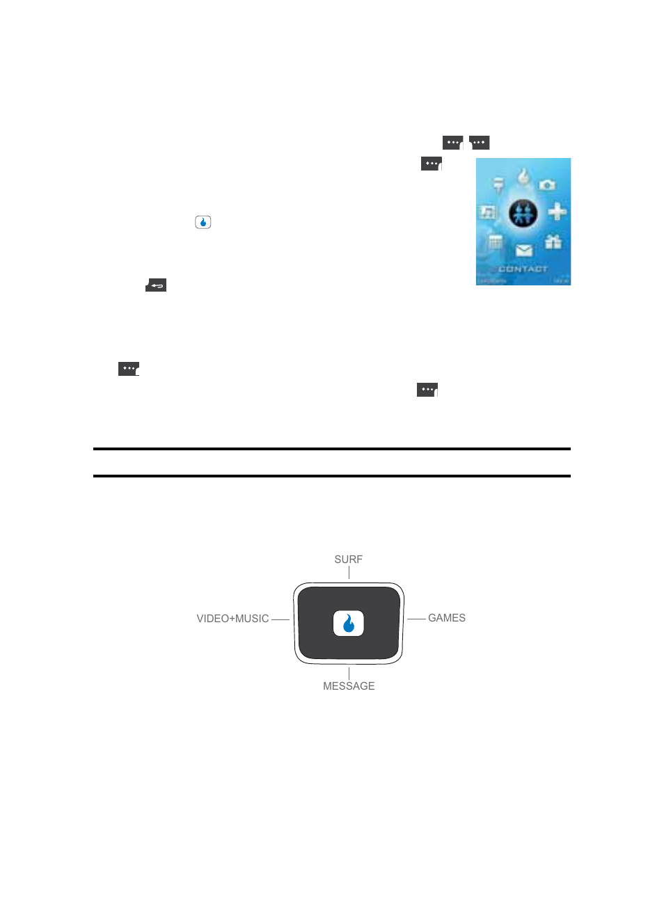 Menu navigation, Return to the previous menu, Navigate using shortcuts | Navigation key shortcuts | Samsung SPH-A303ZDASKE User Manual | Page 37 / 174