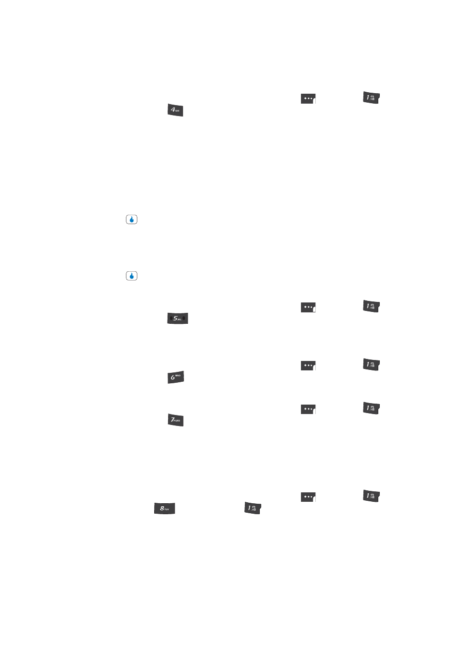 Call screens, Download screens, H.o.t. (helio on top) screens | Download h.o.t, Sound settings, H.o.t. (helio on top) screens sound settings, Press to save and implement your selection | Samsung SPH-A303ZDASKE User Manual | Page 72 / 174