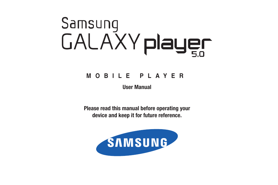 Samsung YP-G70CW-XAX User Manual | 174 pages