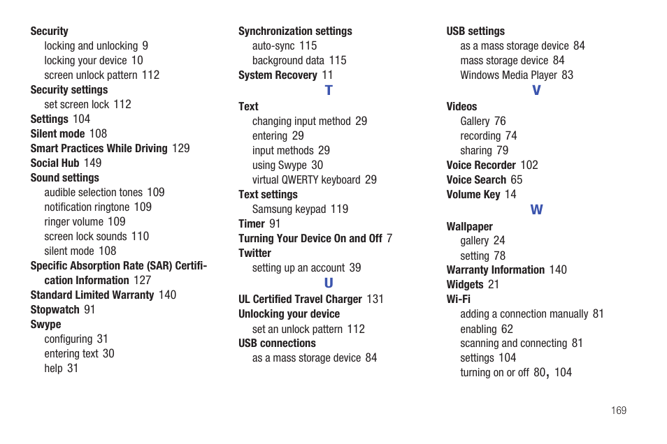 Samsung YP-G70CW-XAX User Manual | Page 173 / 174