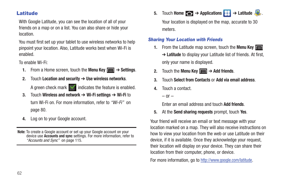 Latitude | Samsung YP-G70CW-XAX User Manual | Page 66 / 174