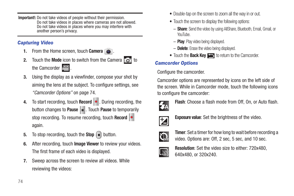 Samsung YP-G70CW-XAX User Manual | Page 78 / 174