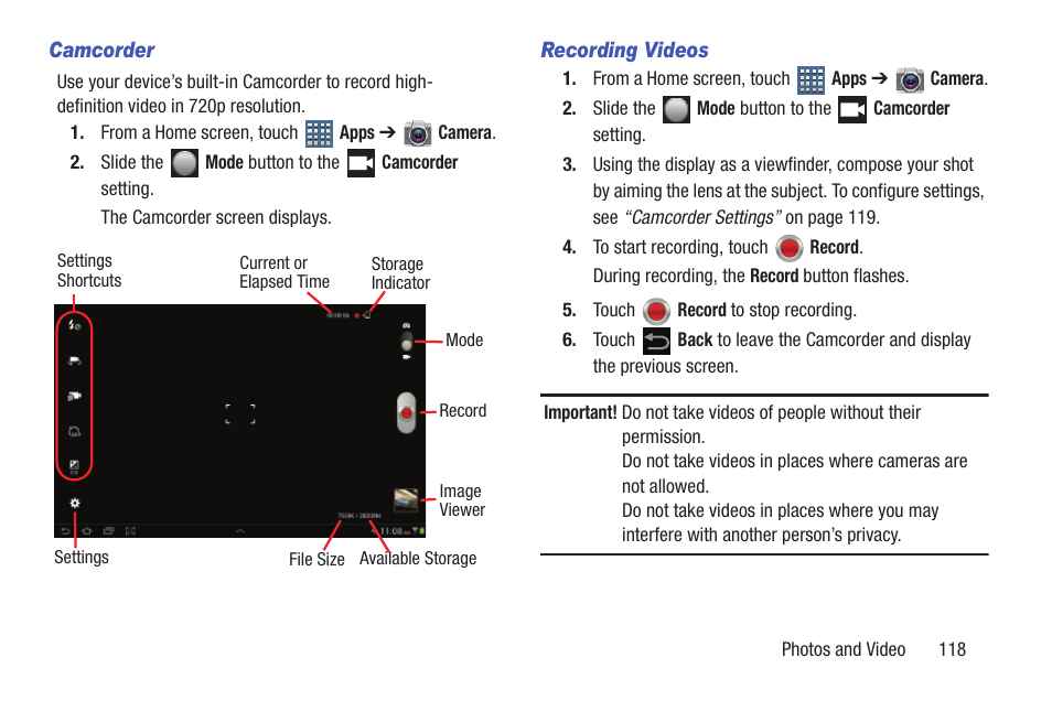 Samsung GT-P7510FKYXAR User Manual | Page 123 / 258