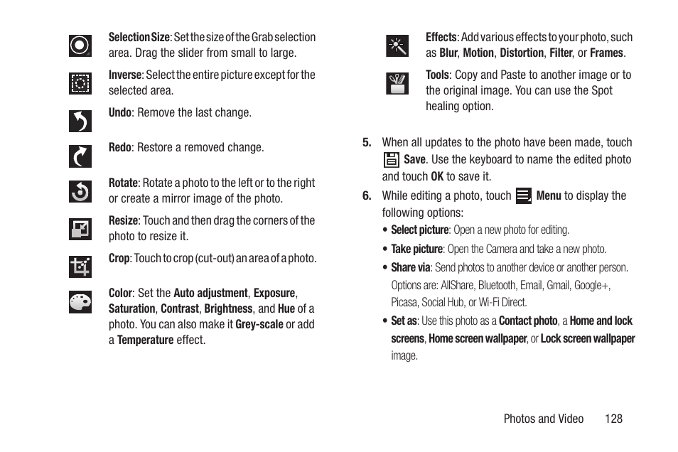 Samsung GT-P7510FKYXAR User Manual | Page 133 / 258